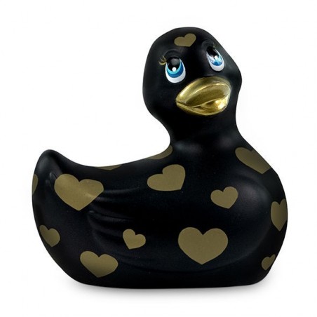 Caneton vibrant noir avec motif coeur doré BIG TEASE TOYS