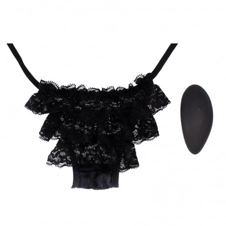 Culotte dentelle vibrante noire Bliss TARDENOCHE