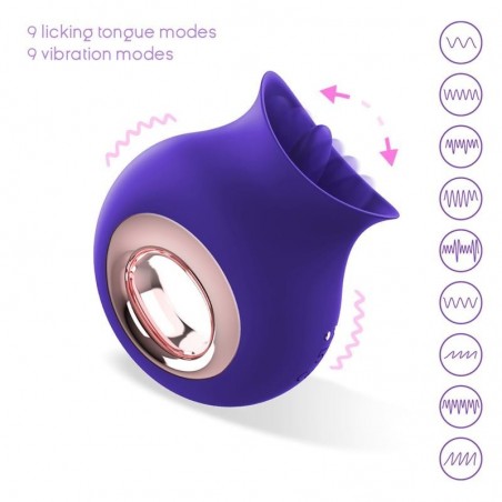 Stimulateur clitoridien léchant violet TwentyFive ACTION