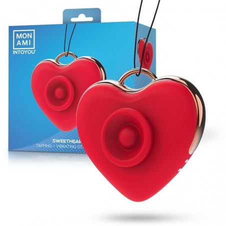 Stimulateur de clitoris tapotant vibrant coeur Sweetheart MON AMI