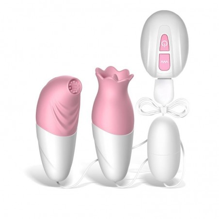 Stimulateur clitoridien et oeuf vibrant Orchest LATETOBED