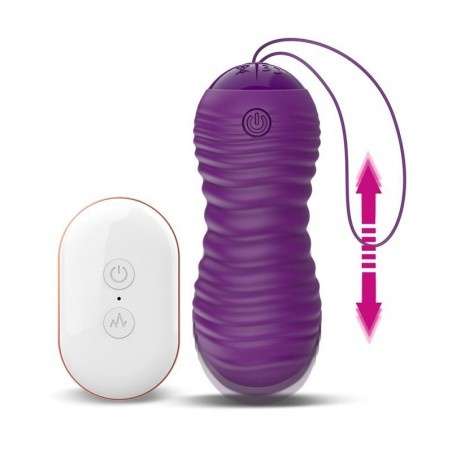 Oeuf vibrant va-et-vent télécommandé violet Orio LATETOBED