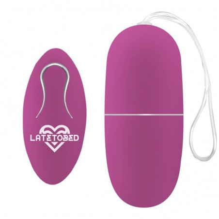 Oeuf vibrant télécommandé Ecopurple LATETOBED