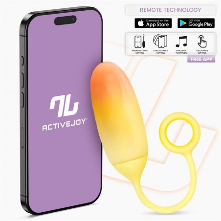 Oeuf vibrant connecté silicone double densité INTOYOU
