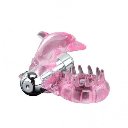Anneau pénien vibrant stimulateur clitoris dauphin BAILE