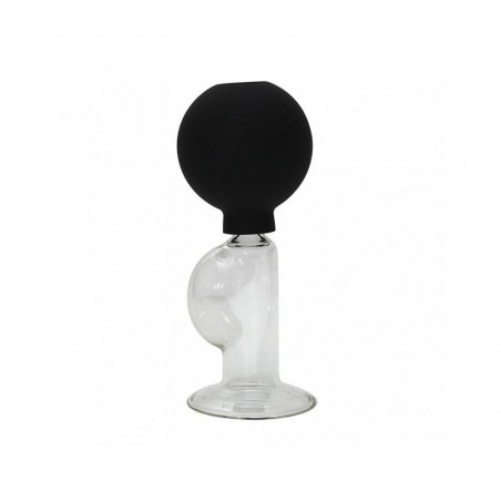 Pompe à tétons manuelle en verre trompette BONDAGE PLAY