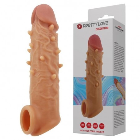 Manchon de pénis ballstretcher avec picots Osborn PRETTYLOVE