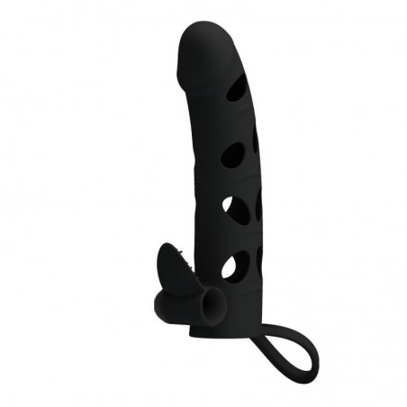 Manchon de pénis avec balle vibrante PRETTYLOVE
