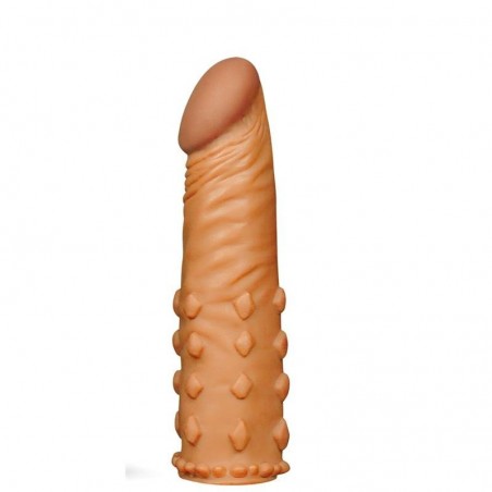 Gaine pour pénis avec picots stimulants +5cm X Tender LOVETOY