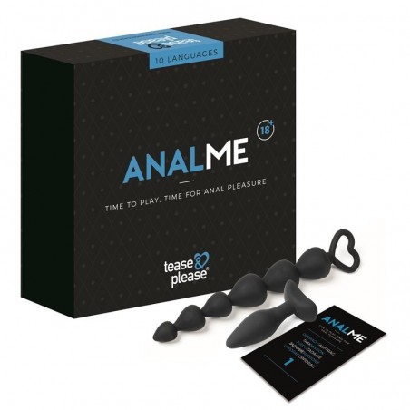 Coffret jeu + plug et chapelet anaux Analme TEASE & PLEASE