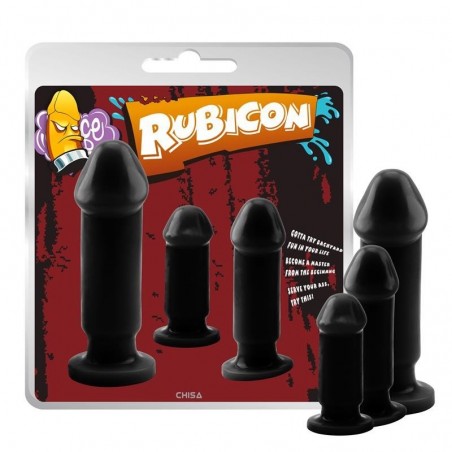 Kit 3 plugs anaux débutant semi-réalistes CHISA