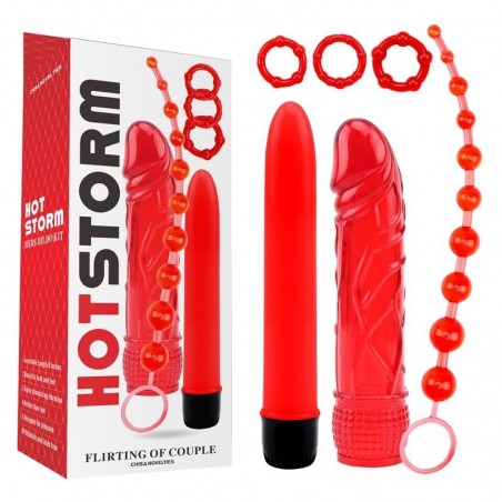 Kit 6 sextoys rouges Flirting of Couple CHISA