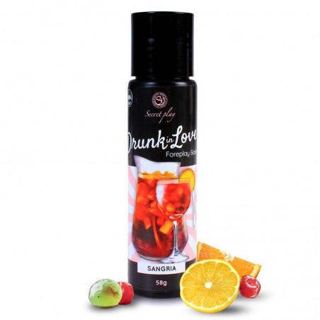 Lubrifiant comestible Sangria 60ml Drunk in Love SECRET PLAY