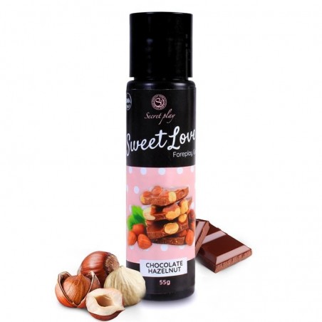 Lubrifiant embrassable Chocolat Noisette 60ml Sweet Love SECRET PLAY