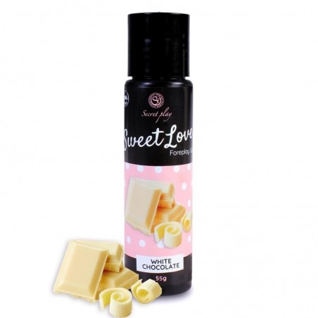 Lubrifiant comestible Chocolat Blanc 60ml Sweet Love SECRET PLAY