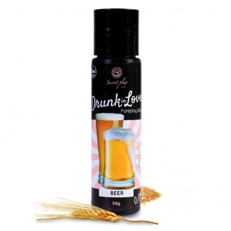 Lubrifiant comestible Bière 60ml Drunk in Love SECRET PLAY