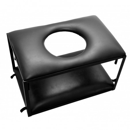 Tabouret BDSM siège ouvert + 8 accessoires THE RED