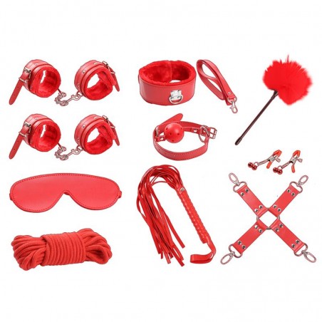 Set bondage complète 10 pièces INTOYOU BDSM LINE