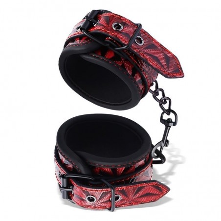 Menottes pour chevilles réglables cuir vegan INTOUYOU