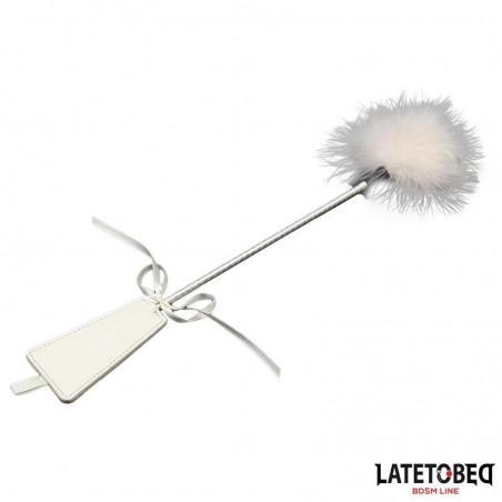 Plumeau paddle blanc 46cm LATETOBED