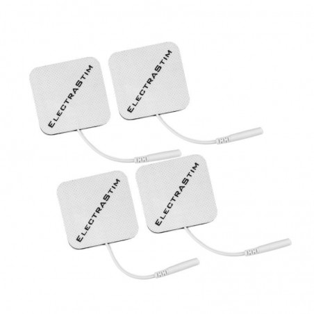 Electrodes carrées adhésives électrostimulation sexuelle ELECTRASTIM