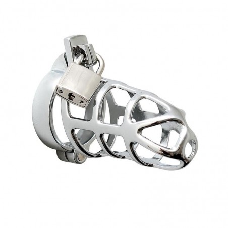 Cage de chasteté paroi ajourée avec cadenas RIMBA