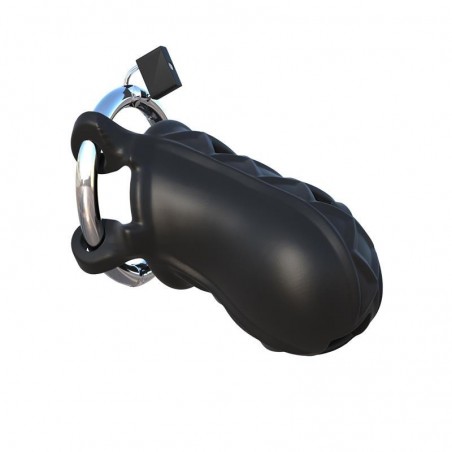 Cage de chasteté en silicone noir Extreme FANTASY C-RINGZ