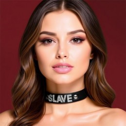 Collier en cuir vegan...