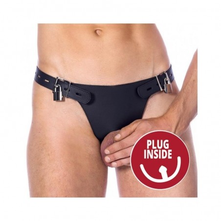 Slip de chasteté pour homme avec plug intégré RIMBA