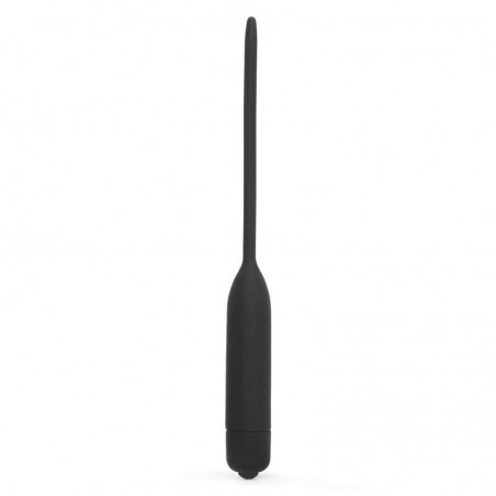 Tige d'urètre vibrante noire silicone 10 modes LOVETOY