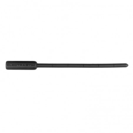 Tige d'urètre électro-sex flexible silicone noir 7mm ELECTRASTIM