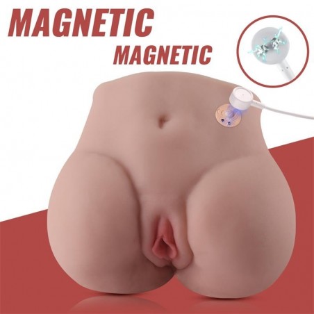 Fessier masturbateur vibrant avec ventre et bas dos 2.59kg Lore XISE
