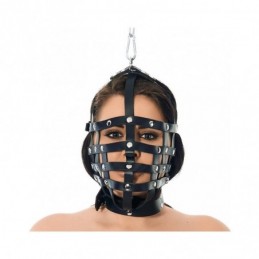 Masque muselière en cuir...