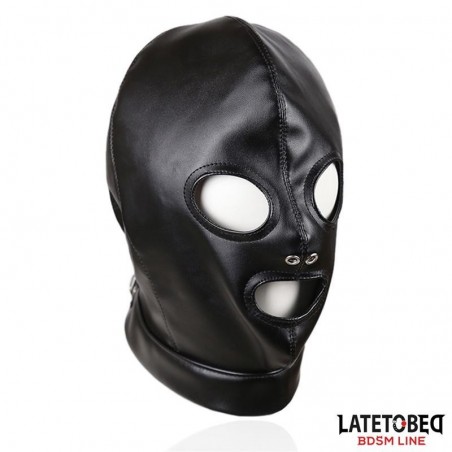 Cagoule de soumission avec laçage réglable LATETOBED