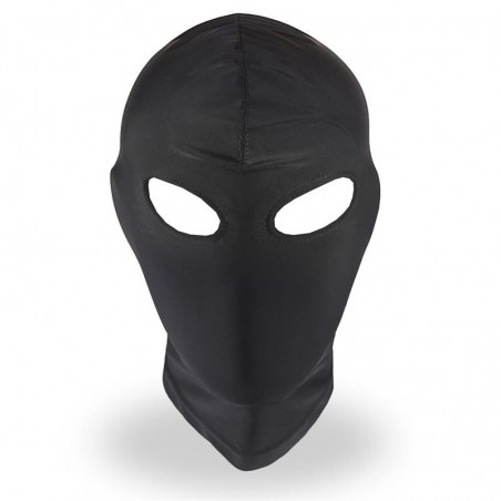 Cagoule BDSM noir avec trous pour les yeux INTOYOU
