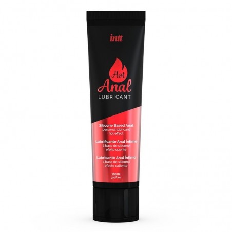 Lubrifiant anal silicone à effet chauffant 100ml INTT