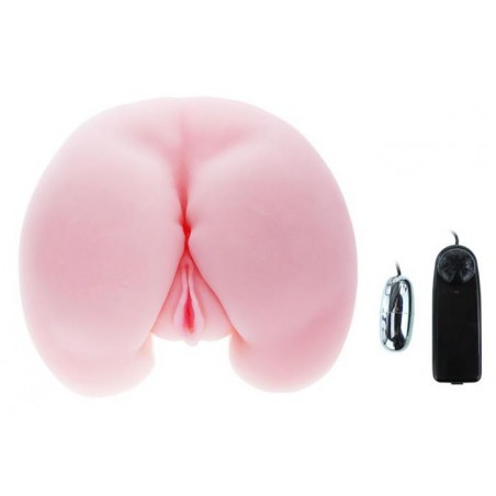 Fessier masturbateur vibrant 2 trous 25cm BAILE